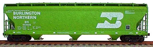 Burlington Northern 3-Bay Conditionaire Covered Hopper